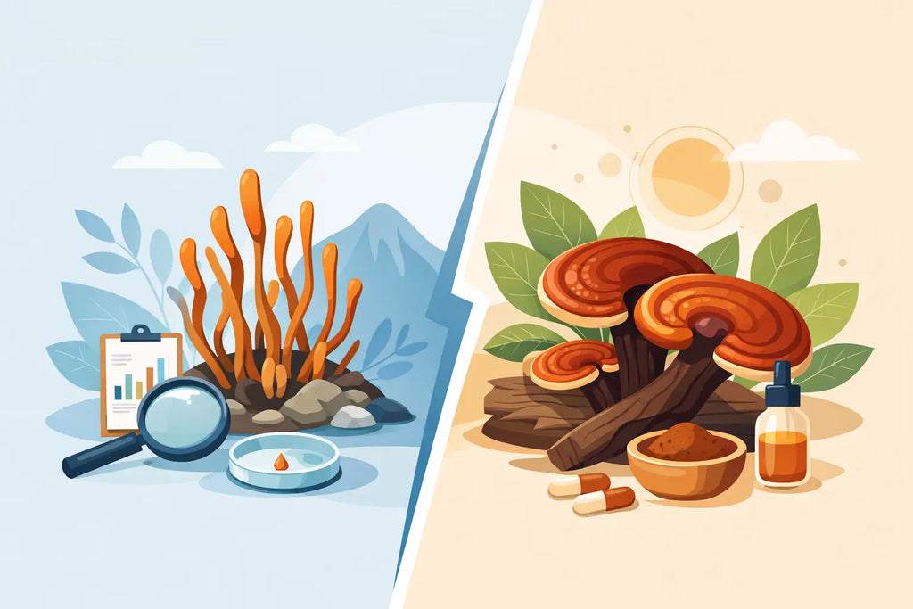 Cordyceps oder Reishi: Vergleich im Alltag