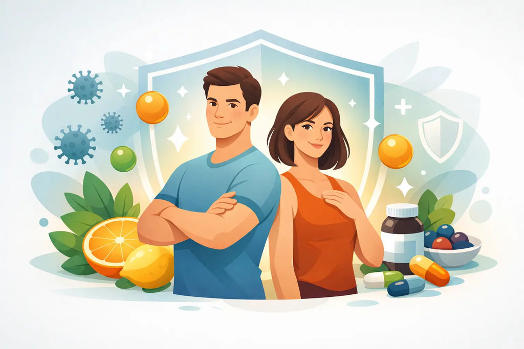 Vitamine für Immunsystem Erwachsene im Blick