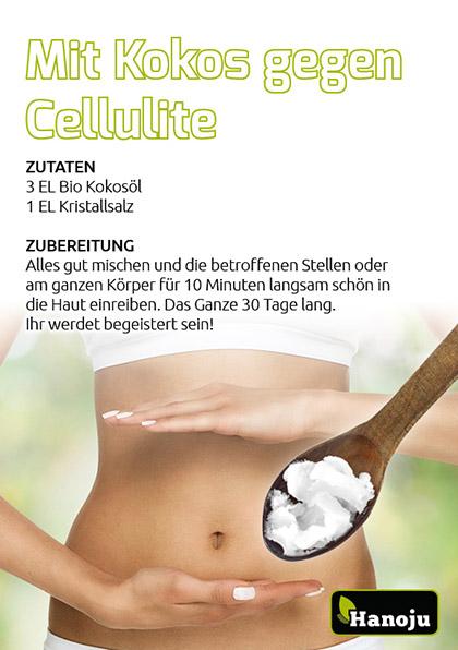 Mit Kokos gegen Cellulite