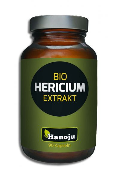 HANOJU Bio Hericium erinaceus Pilz Pulver – 150 Kapseln