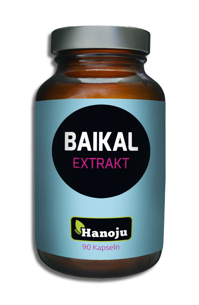 HANOJU Baikal Extrakt – 90 Kapseln mit Baicalin