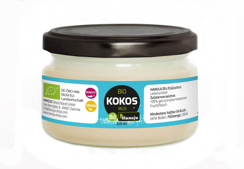 Bio Kokosmus (Creme) 200 g im Glas