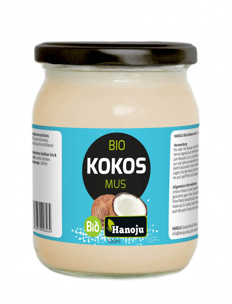 Bio Kokosmus (Creme) 500 g im Glas