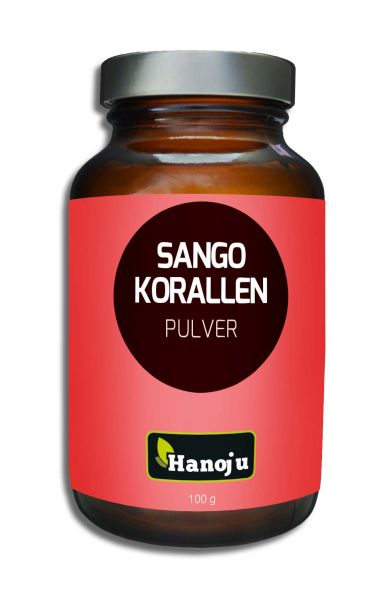 Sango Korallenpulver (Korallenkalzium) 100 g im Glas