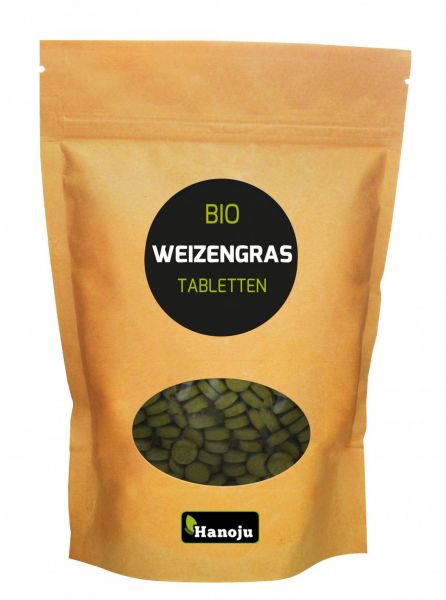 Erba di grano Bio, 2000 compresse, 500 mg