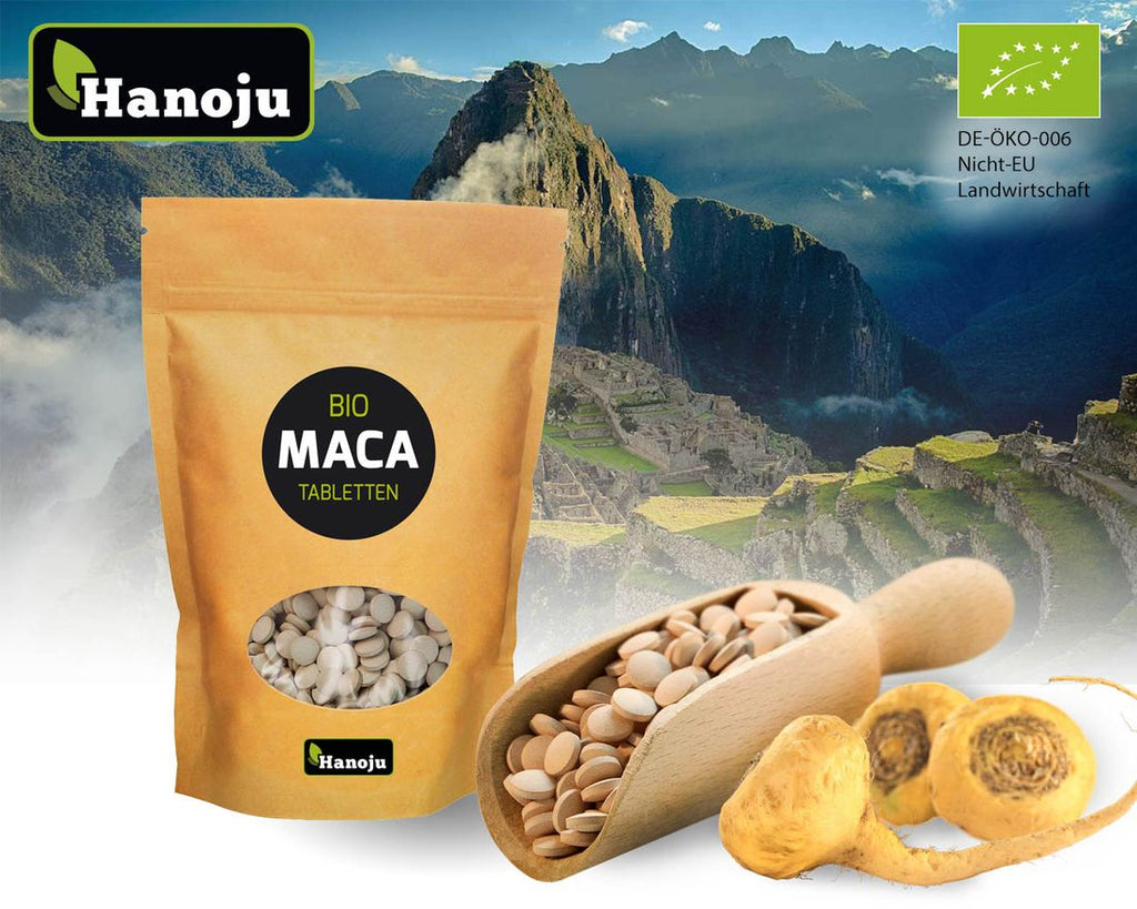 BIO MACA gelb Pulver 1000 Tabletten 500 mg