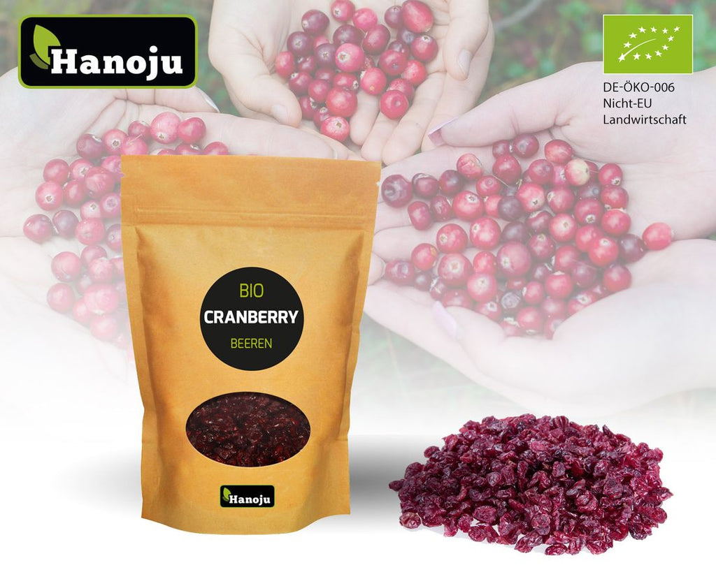 Bio Cranberries Beeren 1000 g Zipbeutel