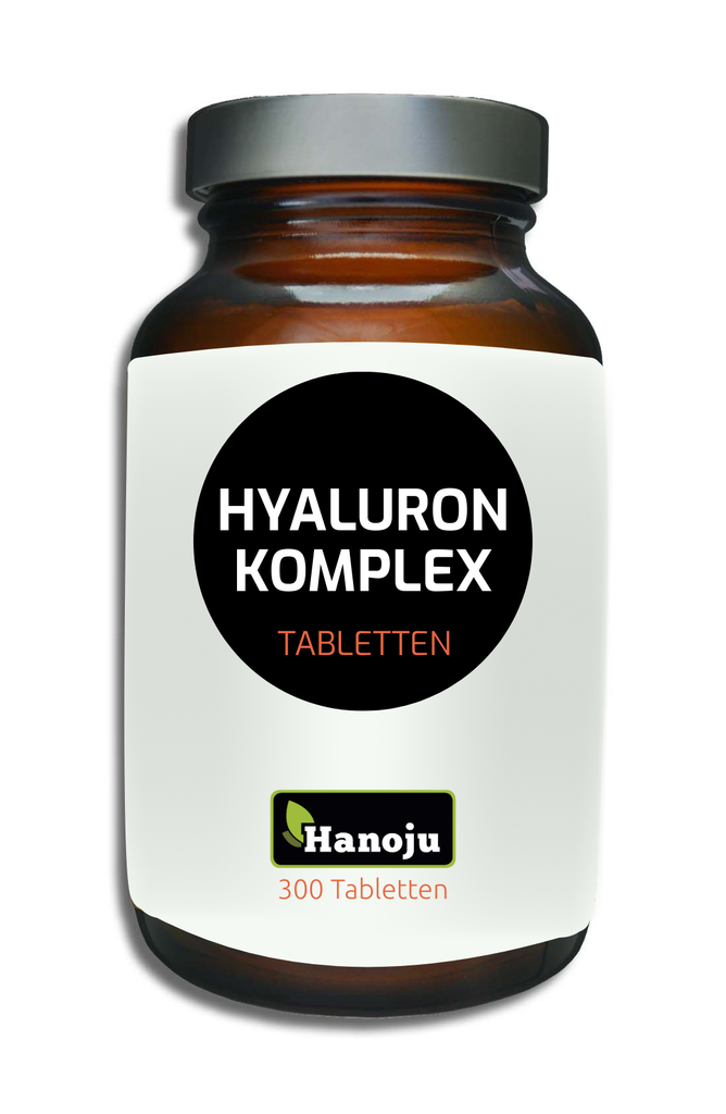 Hyaluron (Kollagen + Hyaluron + Vitamin C) Komplex 500 mg 300 Tabletten