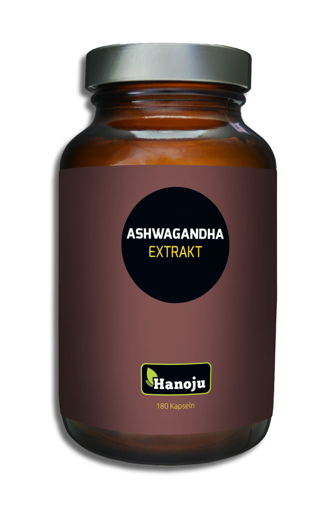 HANOJU Ashwagandha Extrakt 300 mg, 180 Kapseln