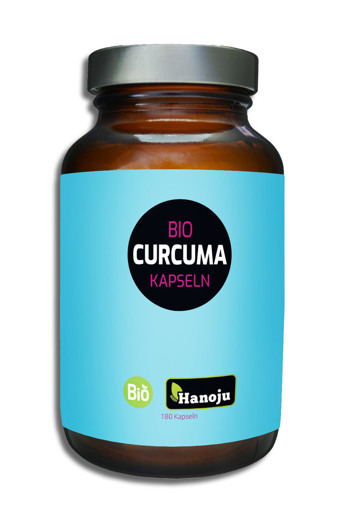 Bio Kurkuma (Curcuma) Pulver 400 mg, 180 Kapseln