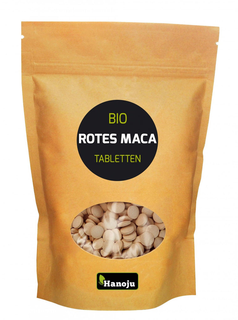 HANOJU Bio Maca rot 500 mg, 1000 Tabletten