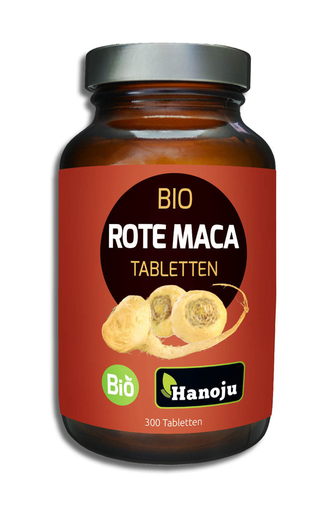 HANOJU Bio Maca rot 500 mg, 300 Tabletten
