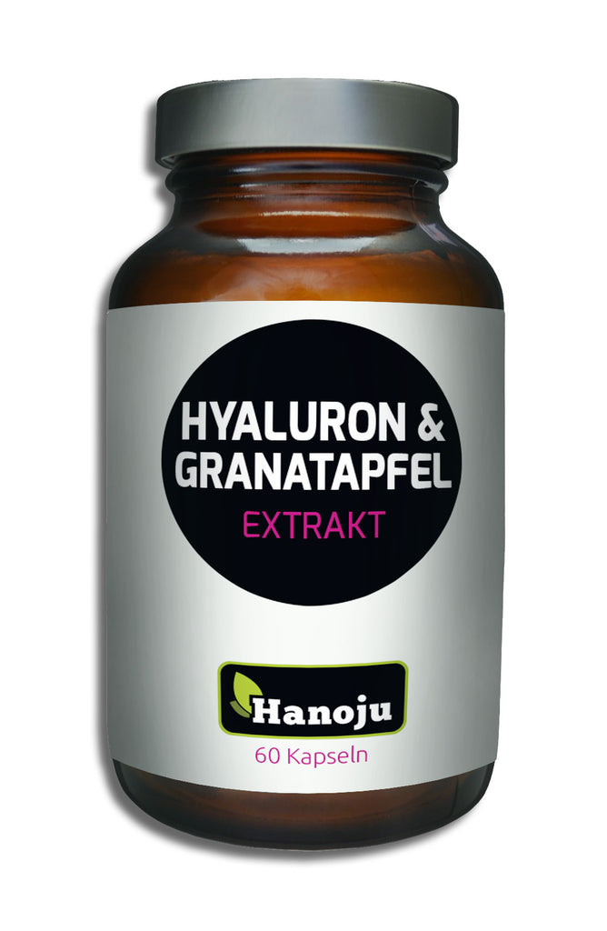 Hyaluronsäure 100 mg + Granatapfelextrakt 350 mg 60 Kapseln