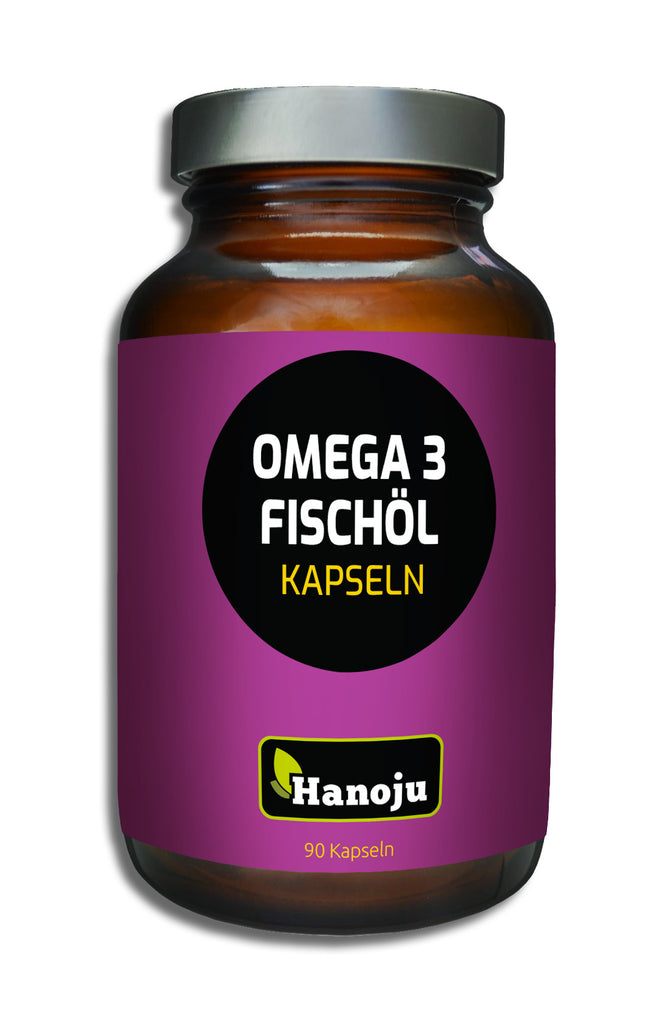 HANOJU Omega 3 Fischöl 1000 mg, 90 Kapseln
