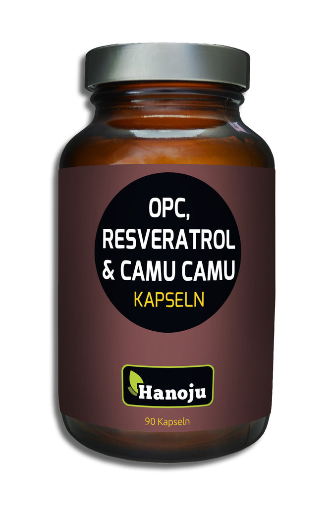 OPC + Resveratrol + Bio Camu Camu 500 mg 90 Kapseln