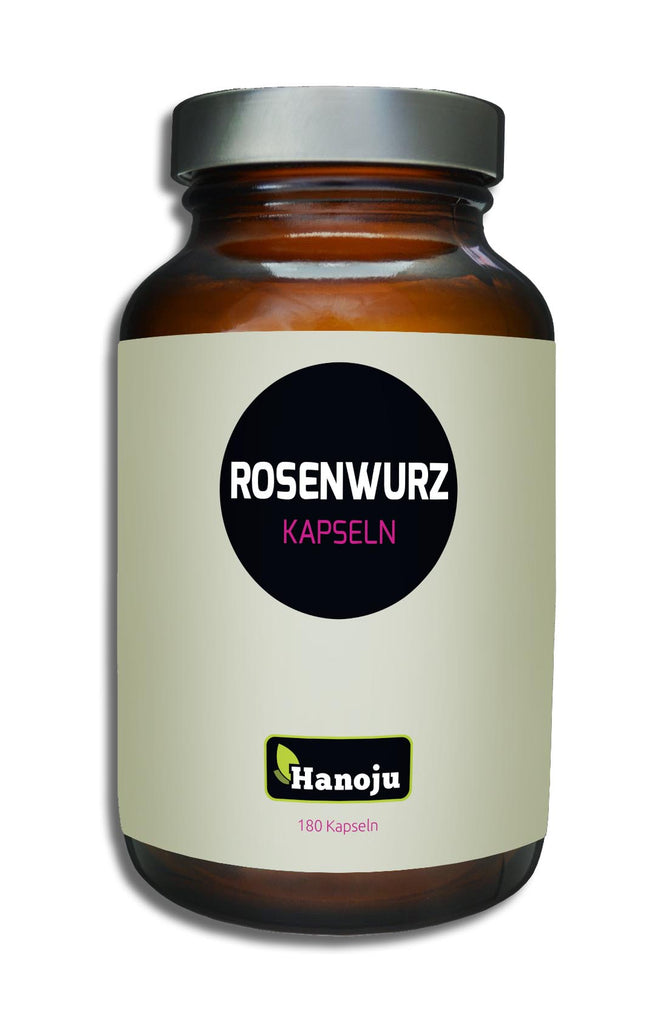 HANOJU Rhodiola Rosea (Rosenwurz) 400 mg, 180 Kapseln