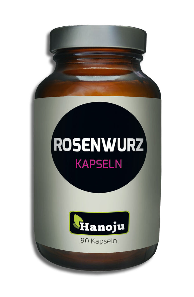 HANOJU Rhodiola Rosea (Rosenwurz) 400 mg, 90 Kapseln