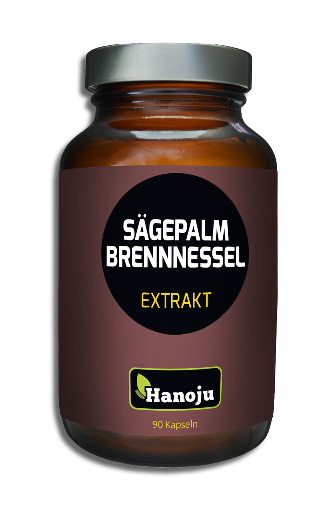 Sägepalm Extrakt 250 mg + Brennnessel Wurzel Extrakt 200 mg - 90 Kapseln
