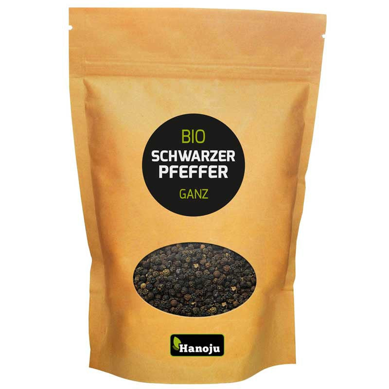 Bio schwarzer Pfeffer ganz 100 g