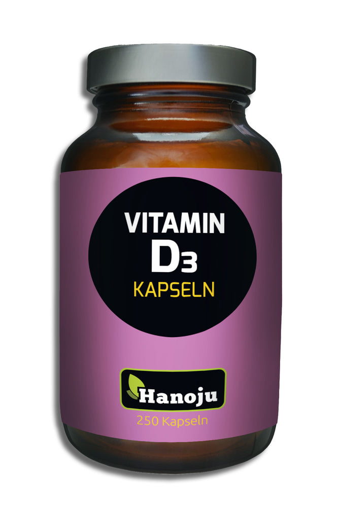 HANOJU Vitamin D3 5000 IE, 250 Kapseln
