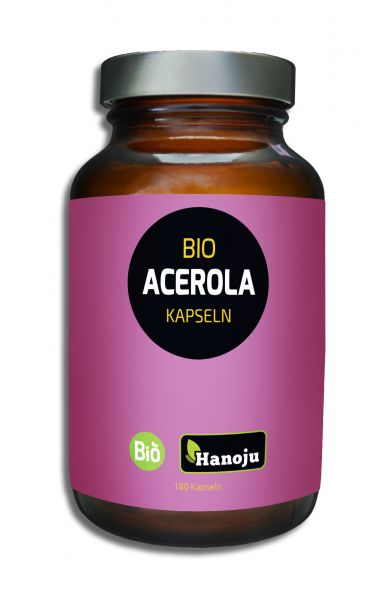 Bio Acerola Pulver 400 mg, 180 Kapseln