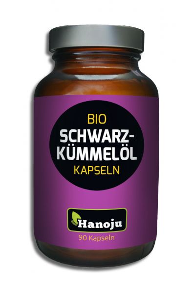 Bio Schwarzkümmelöl 500 mg, 90 Kapseln
