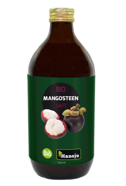 100 % Bio Mangosteen-Saft, trüb, 500 ml  