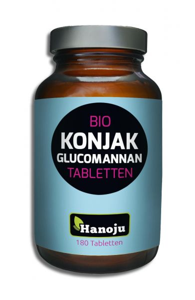 Bio Konjak Glucomannan 490 mg 180 Tabletten